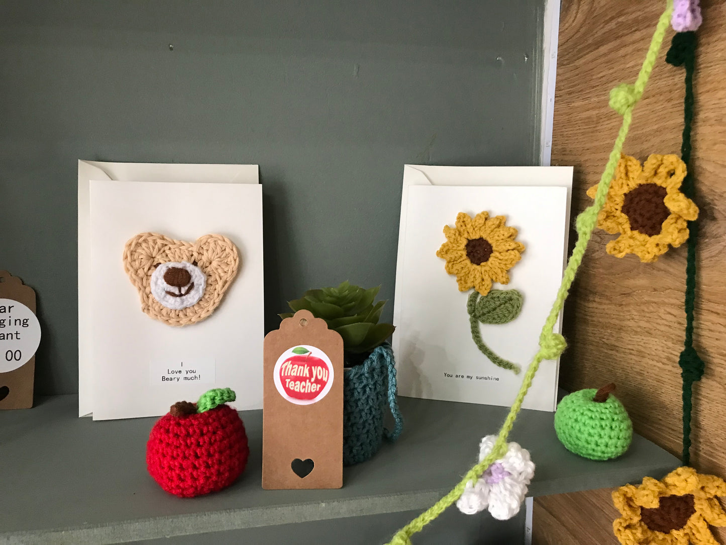 Handmade crochet Apple for the teacher