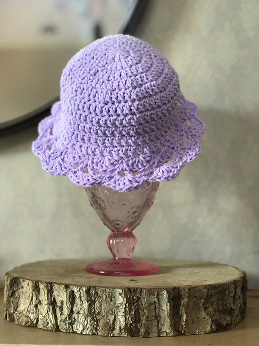 Cotton Top Frilly Sunhat