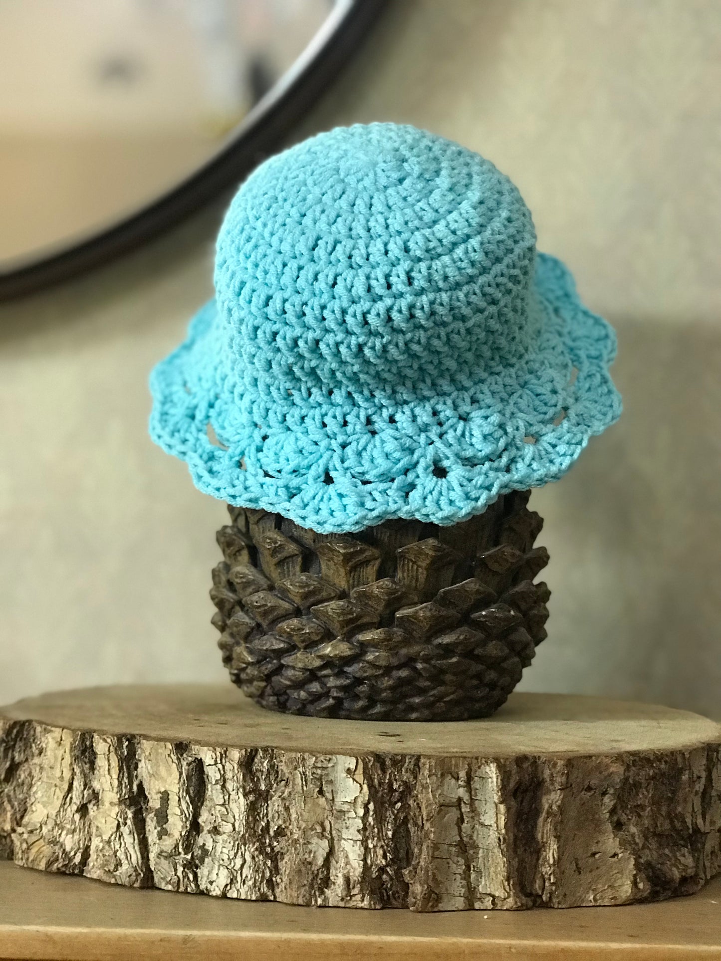 Cotton Top Frilly Sunhat