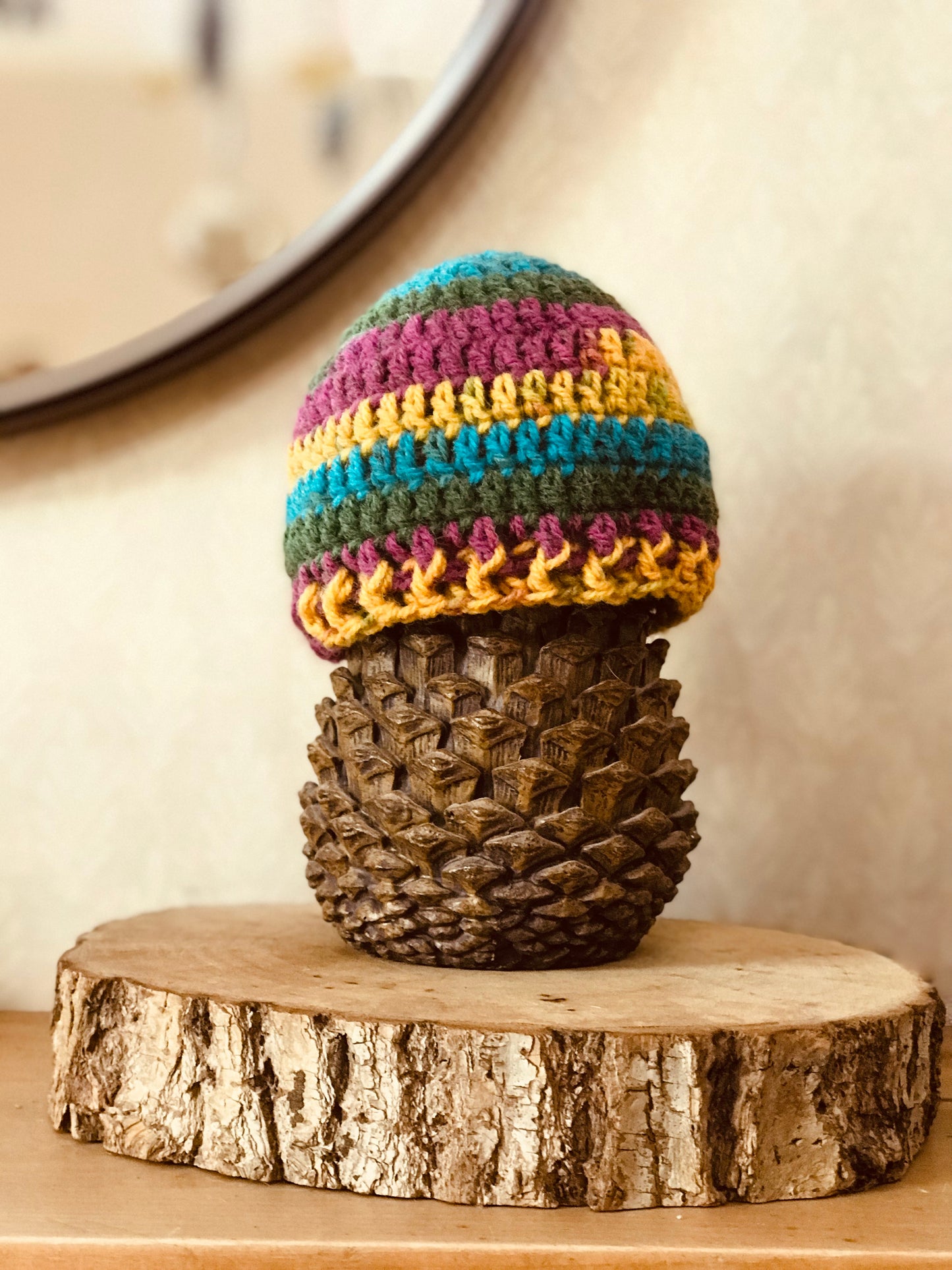 Rainbow Bambeano Beanie Hat